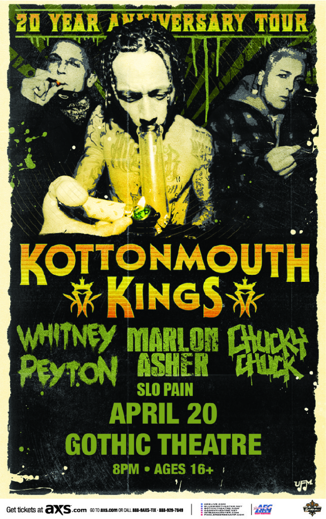 KottonMouth Kings 20 Year Anniversary Tour ft. Slo Pain Slo Pain