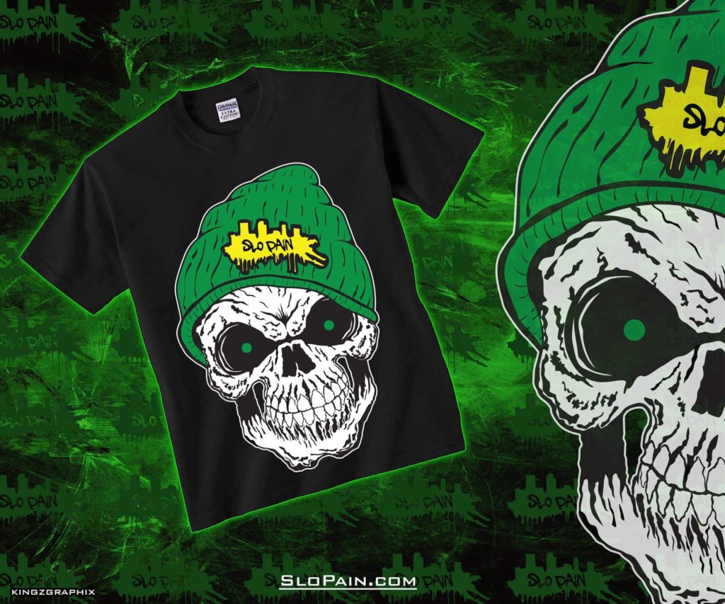 green-skull-cap